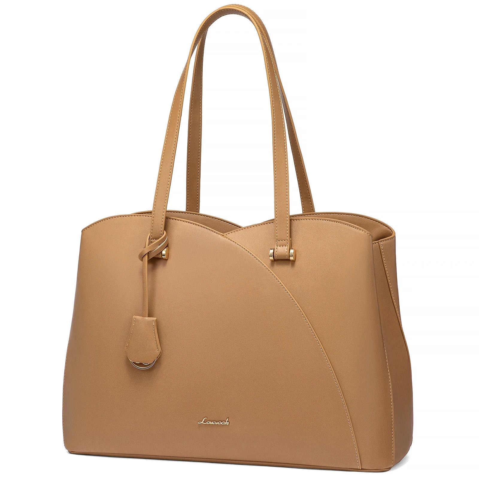 JMT-890250 Trendy 15.6in PU Shoulder Bag for Women - Stylish Luxury Tote Handbag