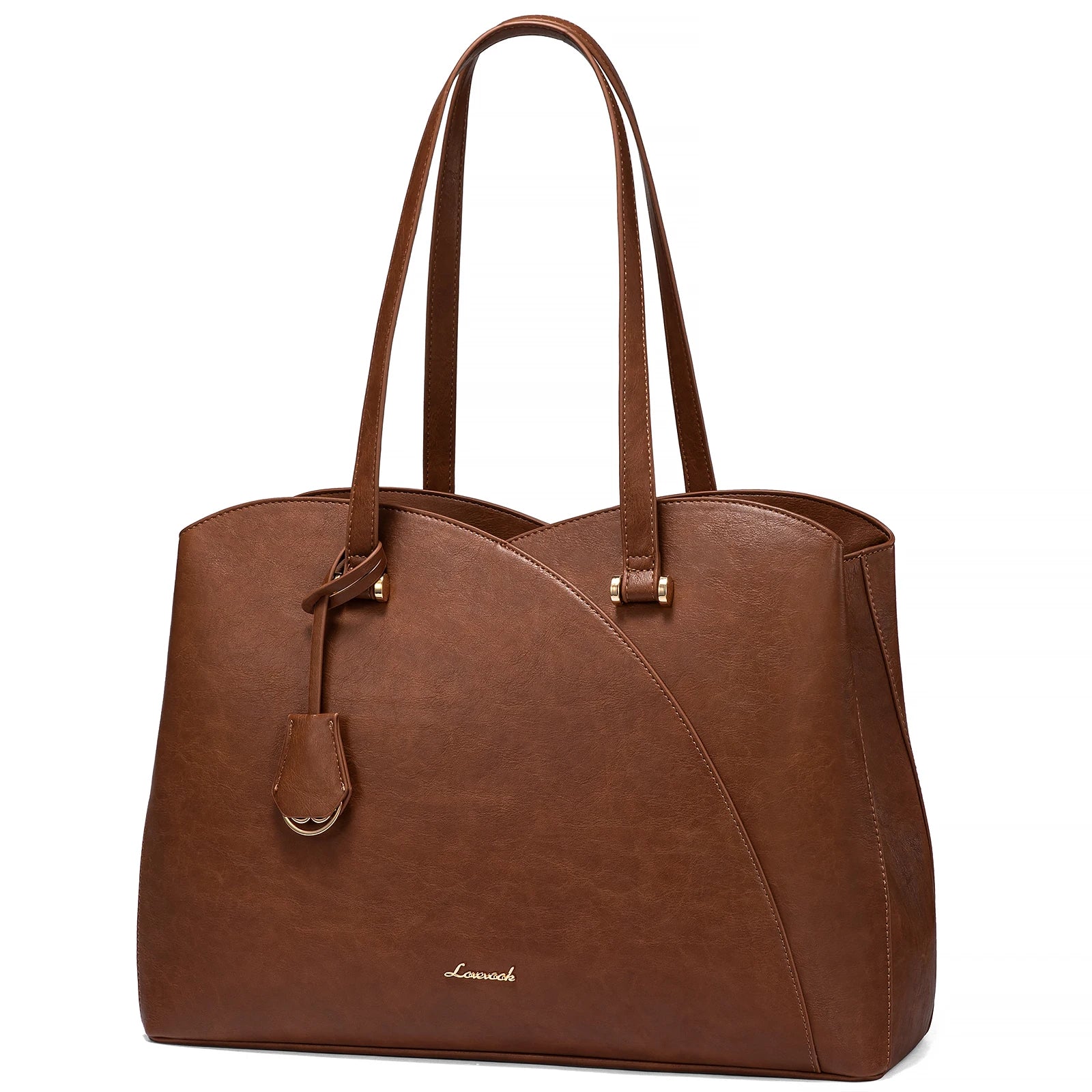 JMT-890250 Trendy 15.6in PU Shoulder Bag for Women - Stylish Luxury Tote Handbag