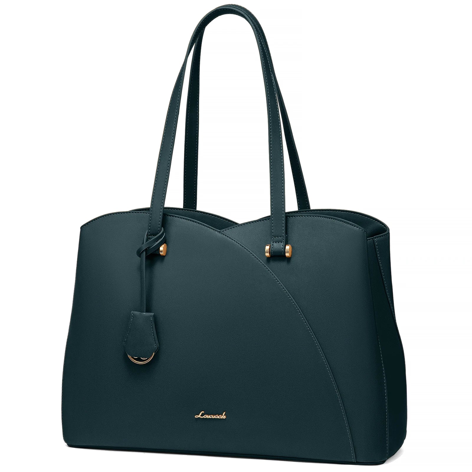JMT-890250 Trendy 15.6in PU Shoulder Bag for Women - Stylish Luxury Tote Handbag