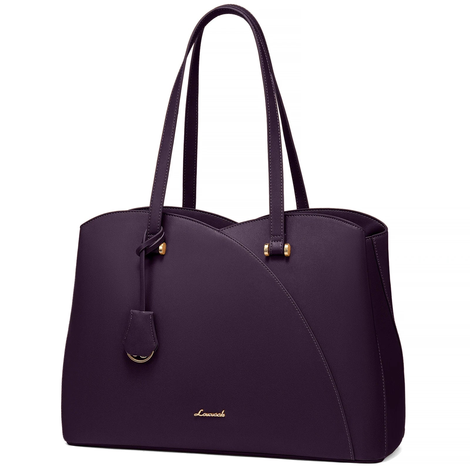 JMT-890250 Trendy 15.6in PU Shoulder Bag for Women - Stylish Luxury Tote Handbag