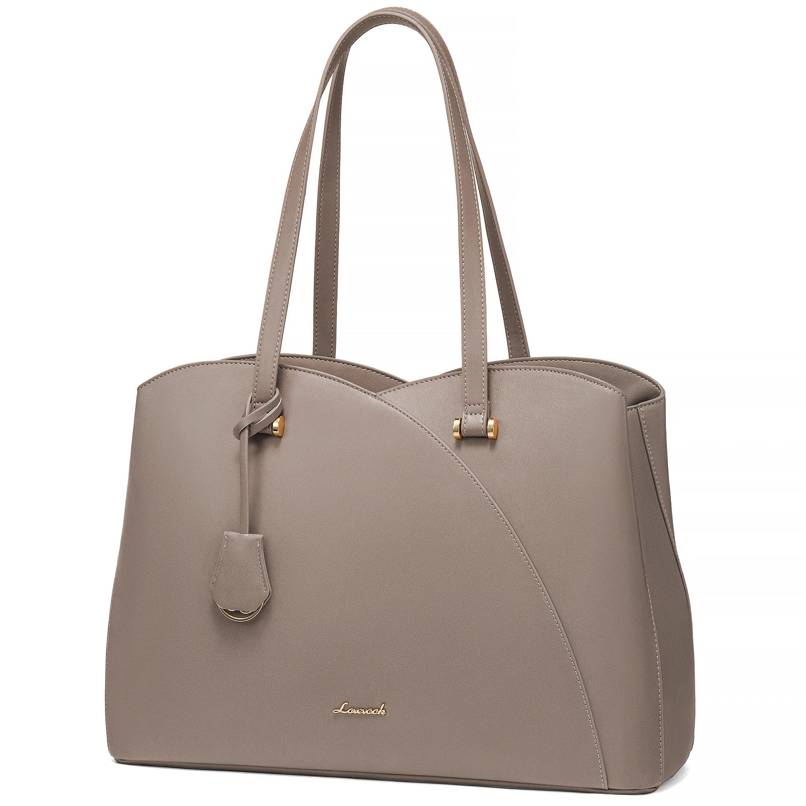 JMT-890250 Trendy 15.6in PU Shoulder Bag for Women - Stylish Luxury Tote Handbag