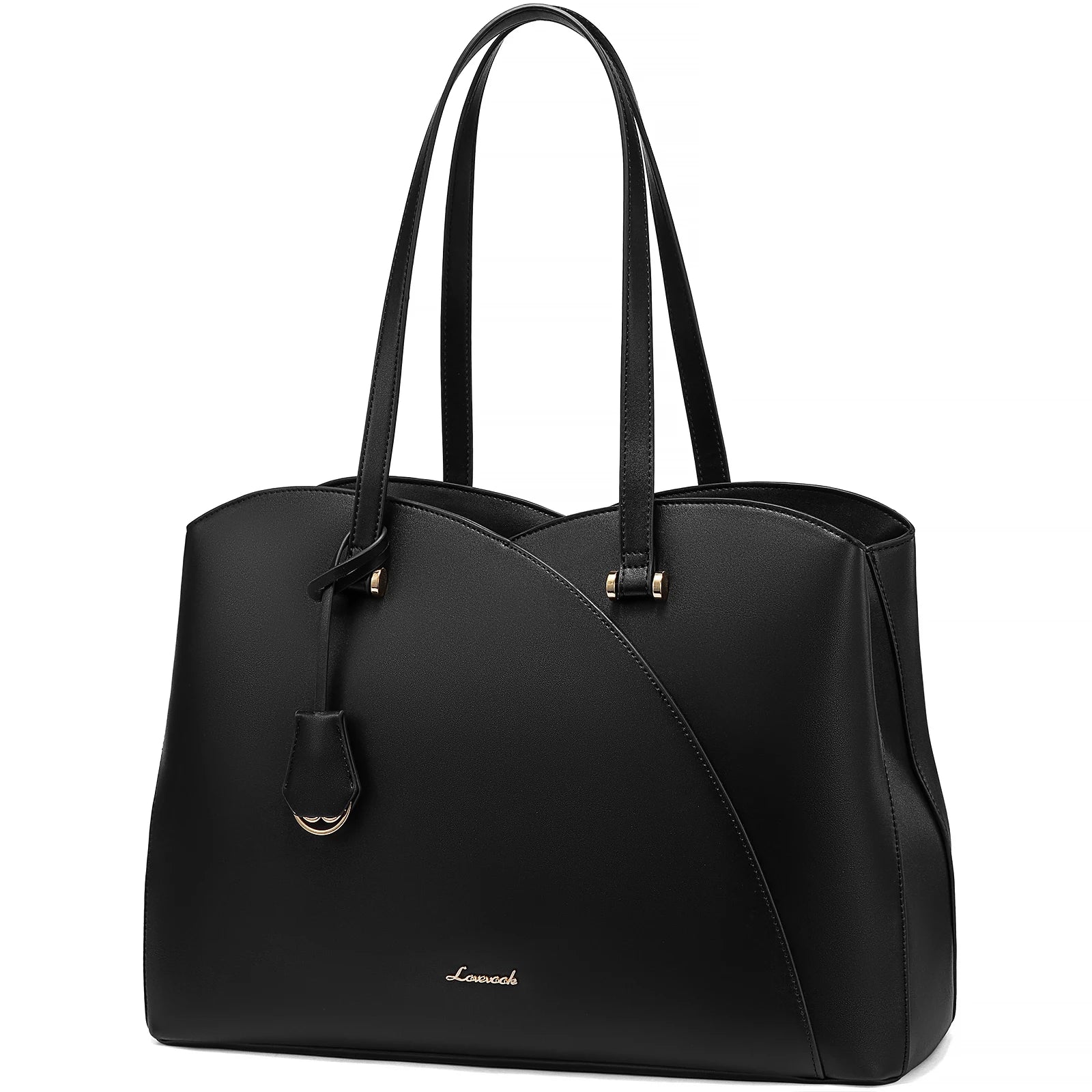 JMT-890250 Trendy 15.6in PU Shoulder Bag for Women - Stylish Luxury Tote Handbag