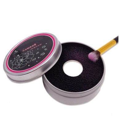JMT-890570 Makeup Brush Color Cleaning Box - Portable Makeup Sponge Cleaner with Quick Drying Pad