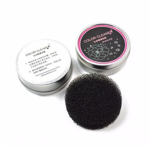 JMT-890570 Makeup Brush Color Cleaning Box - Portable Makeup Sponge Cleaner with Quick Drying Pad