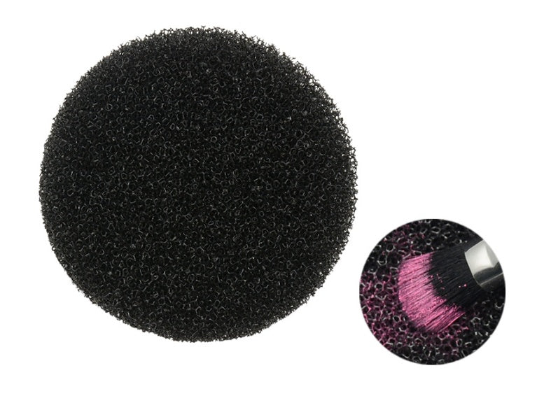 JMT-890570 Makeup Brush Color Cleaning Box - Portable Makeup Sponge Cleaner with Quick Drying Pad