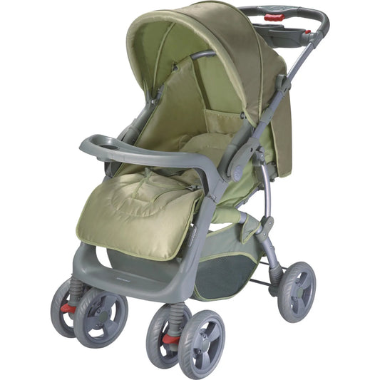 JMT-890762 Classic 2-in-1 Baby Pram with Foldable Stroller and Sunshade for Infants
