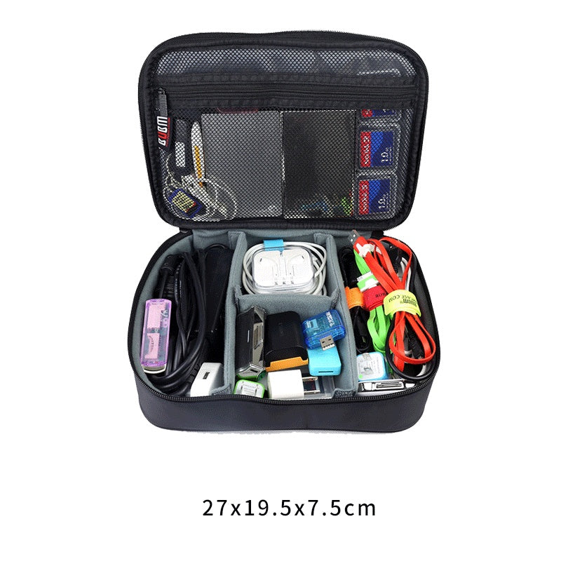 JMT-890762 Multifunctional Wireless Storage Bag for Game Accessories - Versatile Handle Bags in Gray and Black Options