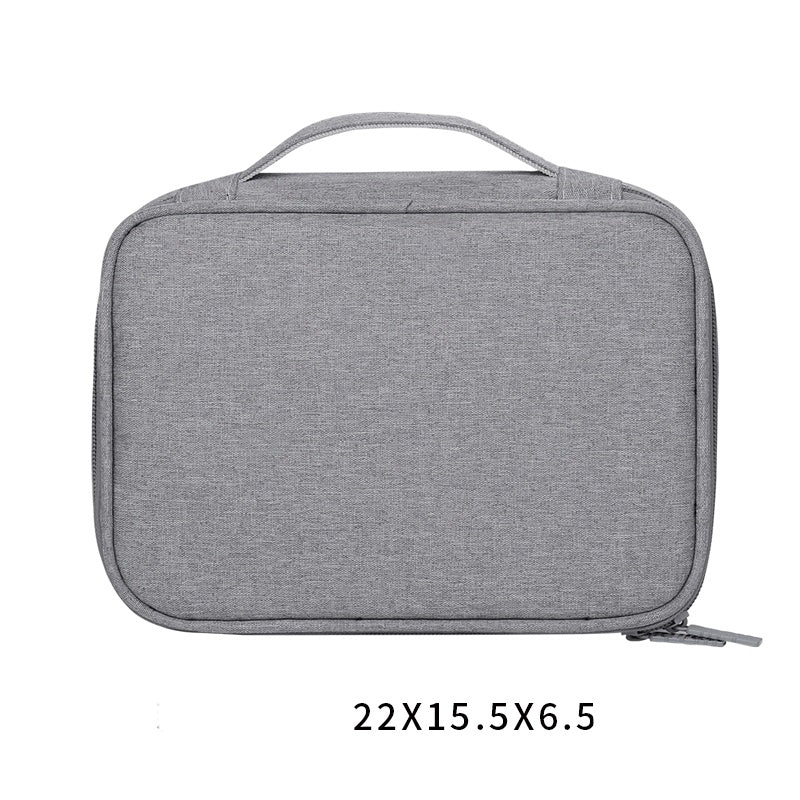 JMT-890762 Multifunctional Wireless Storage Bag for Game Accessories - Versatile Handle Bags in Gray and Black Options
