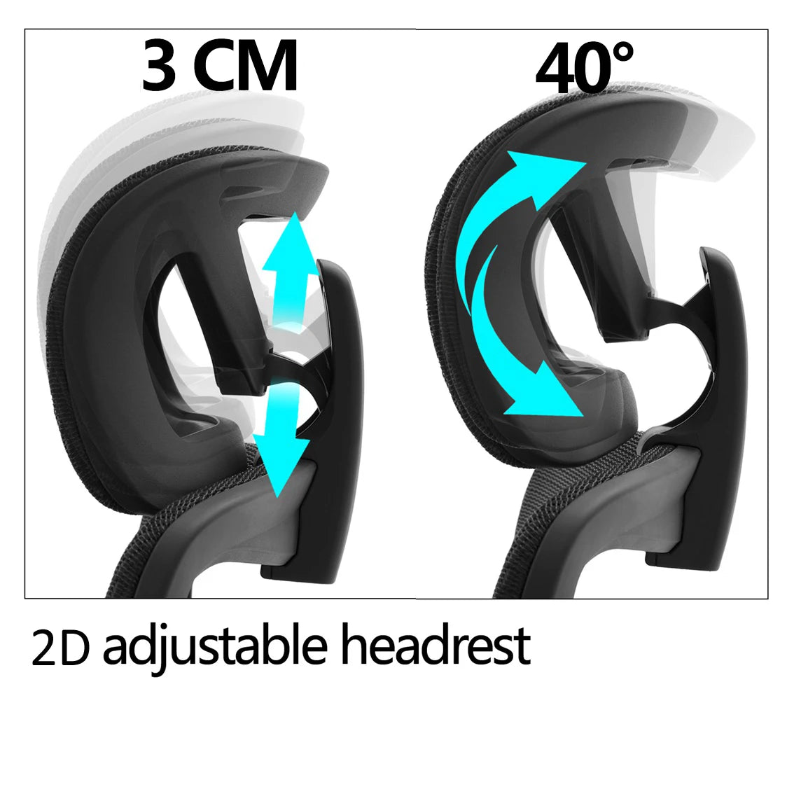 JMT-891018 Ergonomic Gaming Office Chair with Swivel Design for Computer Desk Use