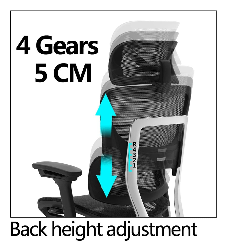 JMT-891018 Ergonomic Gaming Office Chair with Swivel Design for Computer Desk Use