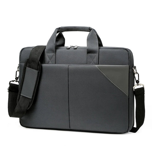 JMT-891402 Large Capacity Portable Laptop Tote Bag for 14-15.6 Inch Laptops - Black Laptop Case