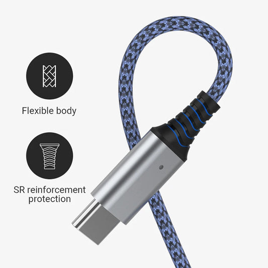 JMT-891402 Type-C to 3.5mm Audio Aux Cable for Earphones - Reliable and Durable Connection