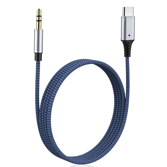 JMT-891402 Type-C to 3.5mm Audio Aux Cable for Earphones - Reliable and Durable Connection