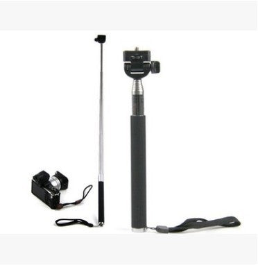 JMT-891594 Telescopic Stainless Steel 7-Section Selfie Stick with U-Shaped Clip for Convenient Captures