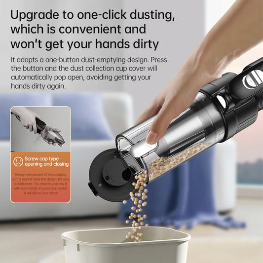 JMT-892042 Portable Wireless Handheld Vacuum Cleaner with Brushless Motor and Ultra-Powerful Suction