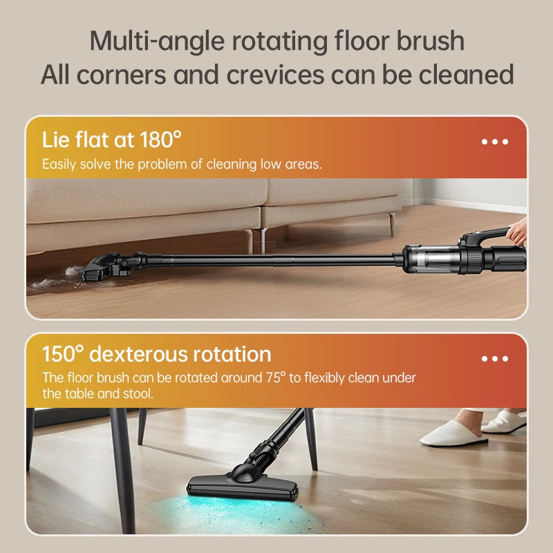 JMT-892042 Portable Wireless Handheld Vacuum Cleaner with Brushless Motor and Ultra-Powerful Suction