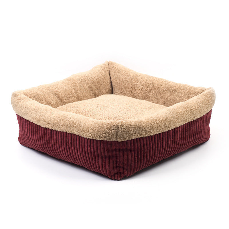 JMT-892042 Velvet Octagonal Pet Nest with Soft Cotton Lining
