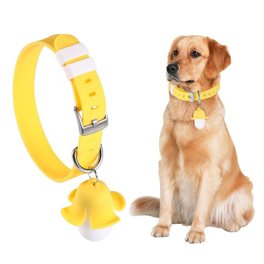 JMT-892234 Rechargeable Banana-Shaped Luminous Dog Collar Light with Sound for Nighttime Safety