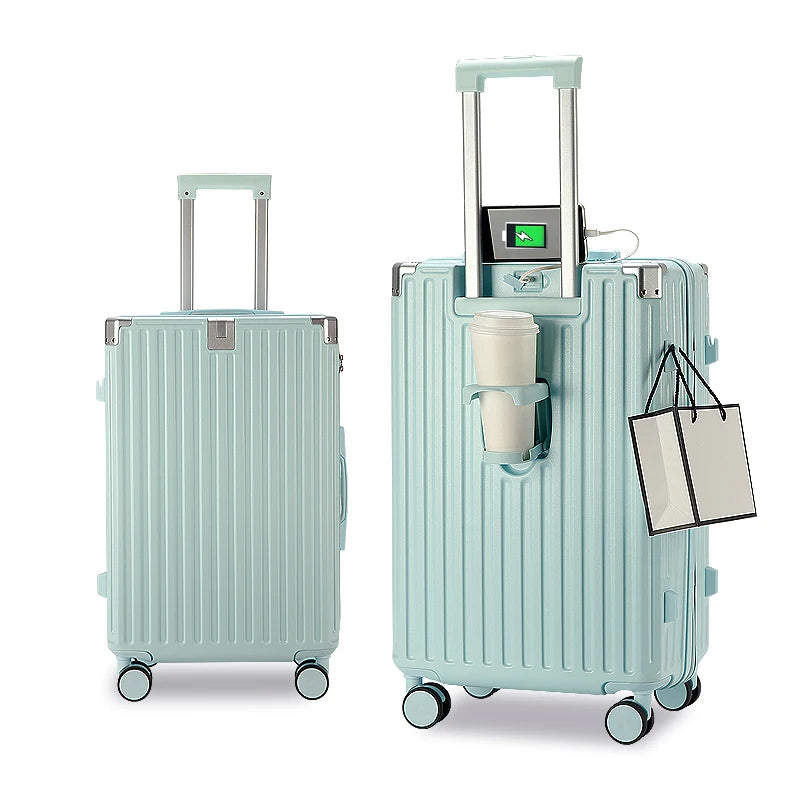 JMT-892362 4-Piece Soft Luggage Set with Carry-On and Wheels for Travel