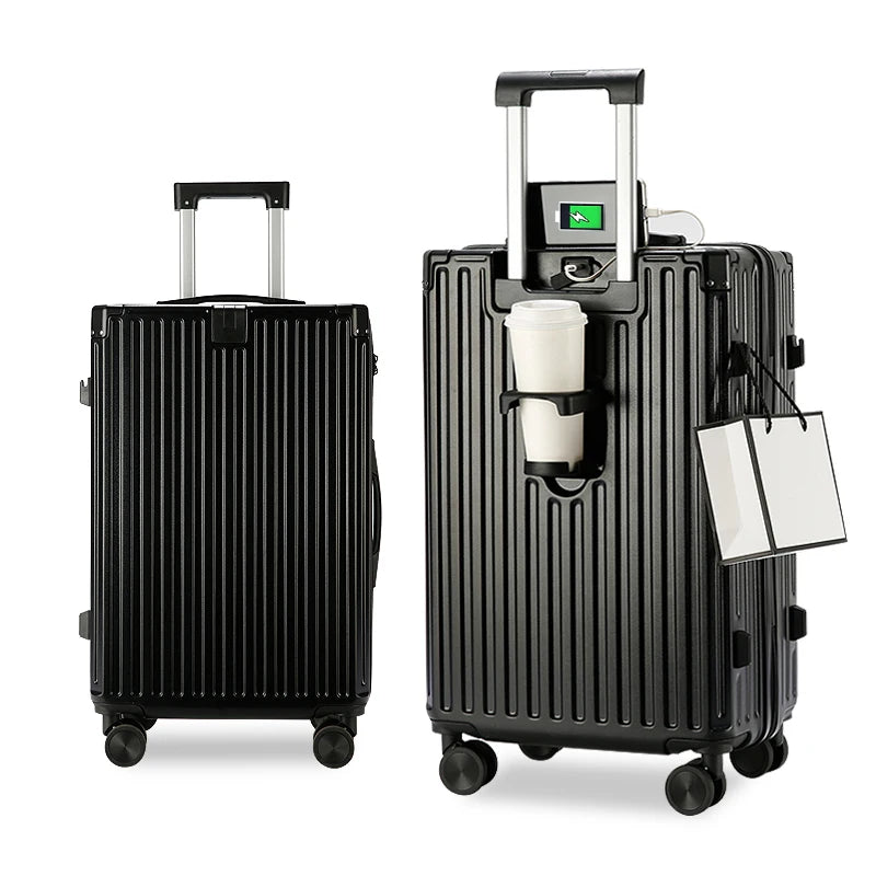 JMT-892362 4-Piece Soft Luggage Set with Carry-On and Wheels for Travel