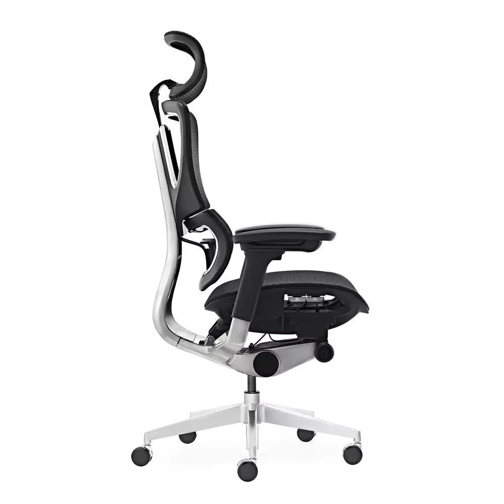 JMT-892490 Contemporary Ergonomic Executive Office Mesh Chair with Swivel Design and Fabric Material