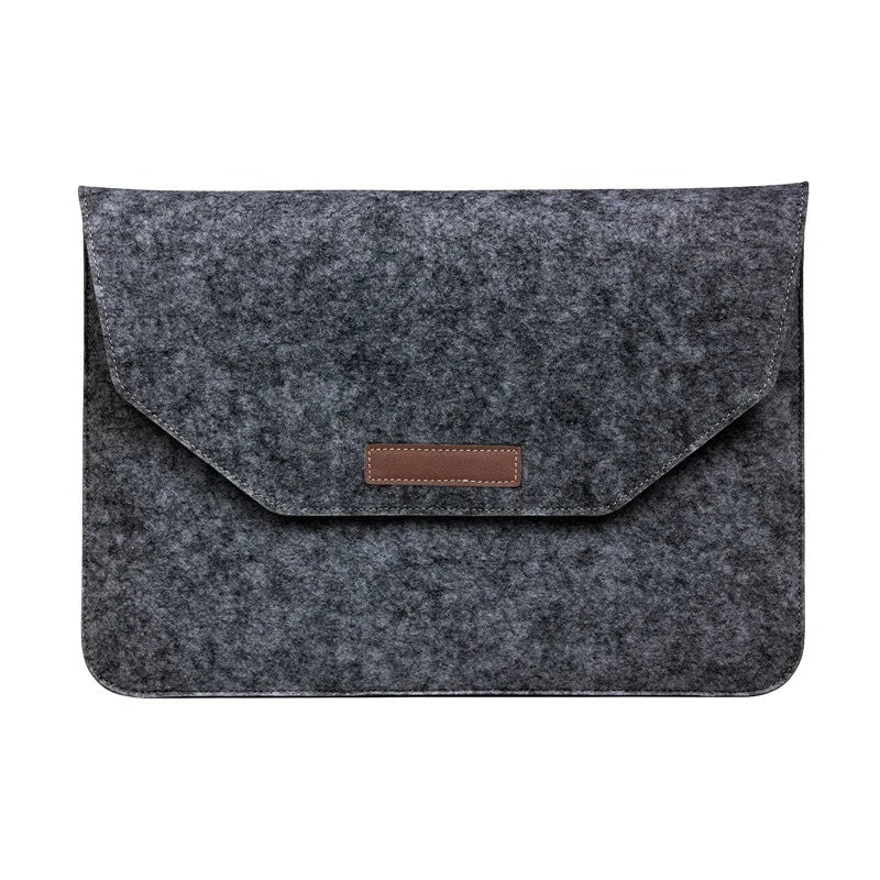 JMT-892554 Felt Laptop Sleeve for 11-16 Inch Notebooks and Hand Bags