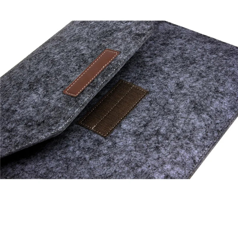 JMT-892554 Felt Laptop Sleeve for 11-16 Inch Notebooks and Hand Bags