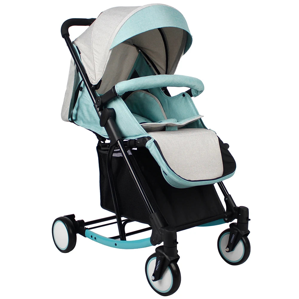 JMT-892746 Foldable Multifunctional Baby Swing Stroller with Rocking Feature for Travel and Outdoor Use