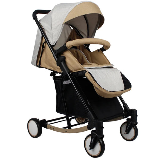 JMT-892746 Foldable Multifunctional Baby Swing Stroller with Rocking Feature for Travel and Outdoor Use