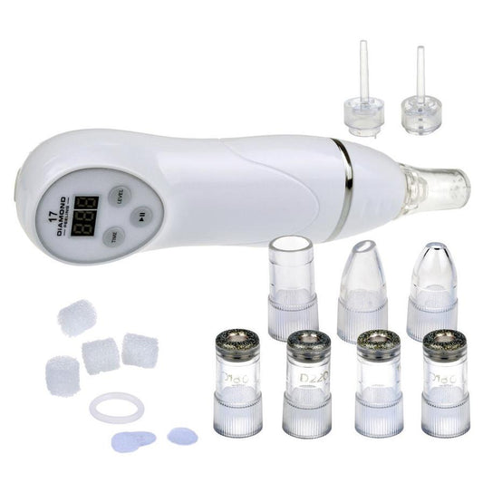 JMT-892874 Electric Blackhead Remover with 3 Suction Nozzles and Microcrystalline Heads for Deep Pore Cleansing