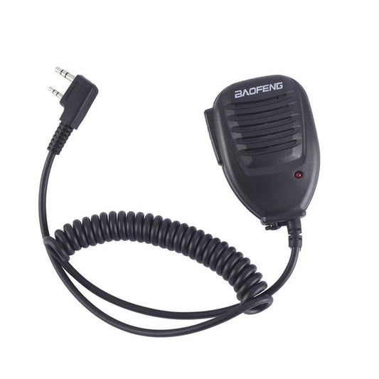 JMT-893066 UV5R-Compatible Walkie-Talkie Hand Microphone with Indicator Light