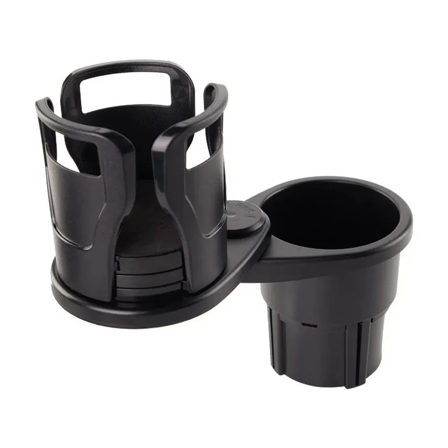 JMT-893514 Dual Compartments Car Beverage Holder for Tea and Water Mugs