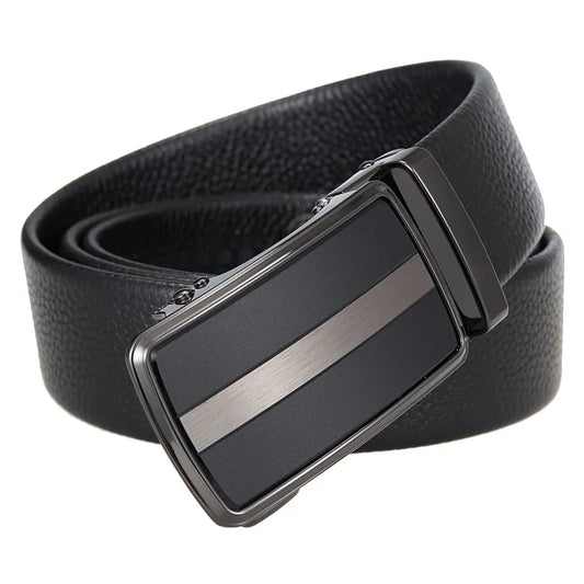 JMT-893642 Men's 3.5cm Wide Automatic Alloy Buckle Belt - Model LY36-25631-5