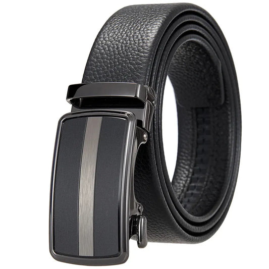 JMT-893642 Men's 3.5cm Wide Automatic Alloy Buckle Belt - Model LY36-25631-5