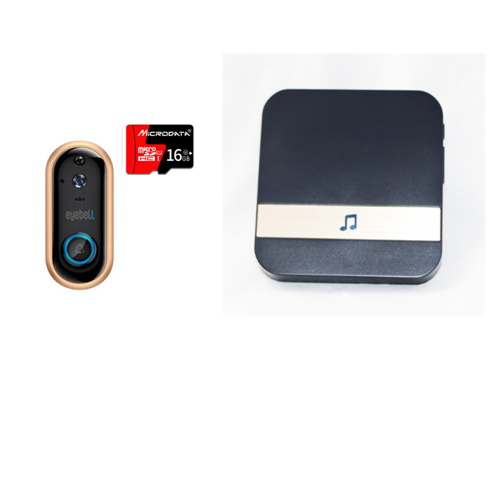 JMT-893706 Smart Remote Home Monitoring Doorbell with HD Video and Two-Way Audio