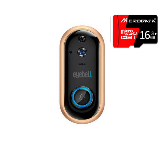 JMT-893706 Smart Remote Home Monitoring Doorbell with HD Video and Two-Way Audio