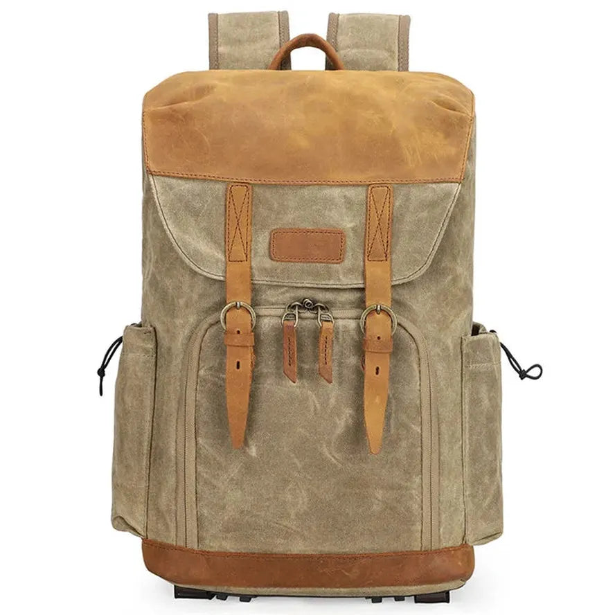 JMT-894410 Large Capacity Waterproof Canvas Backpack for SLR Cameras and Travel