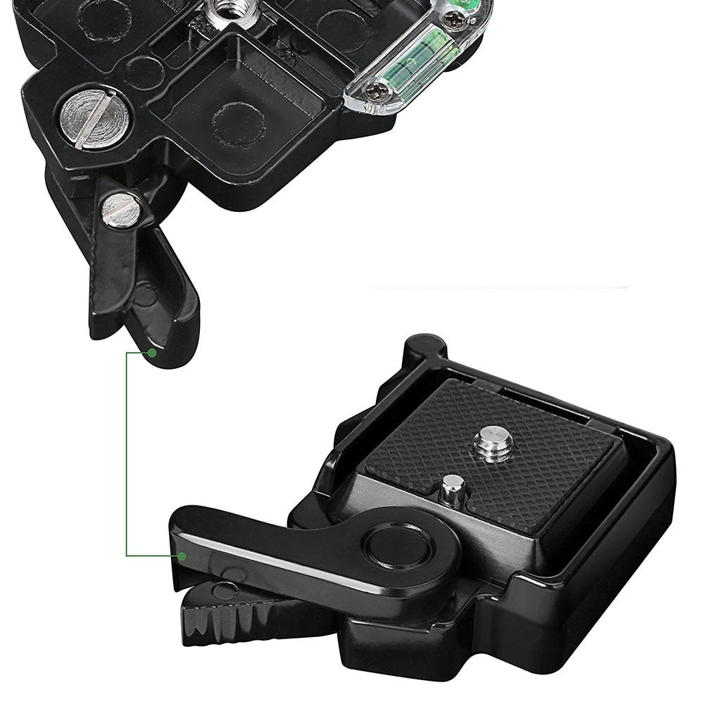 JMT-894410 Quick Release Tripod Plate Compatible with iPhone & SLR Cameras
