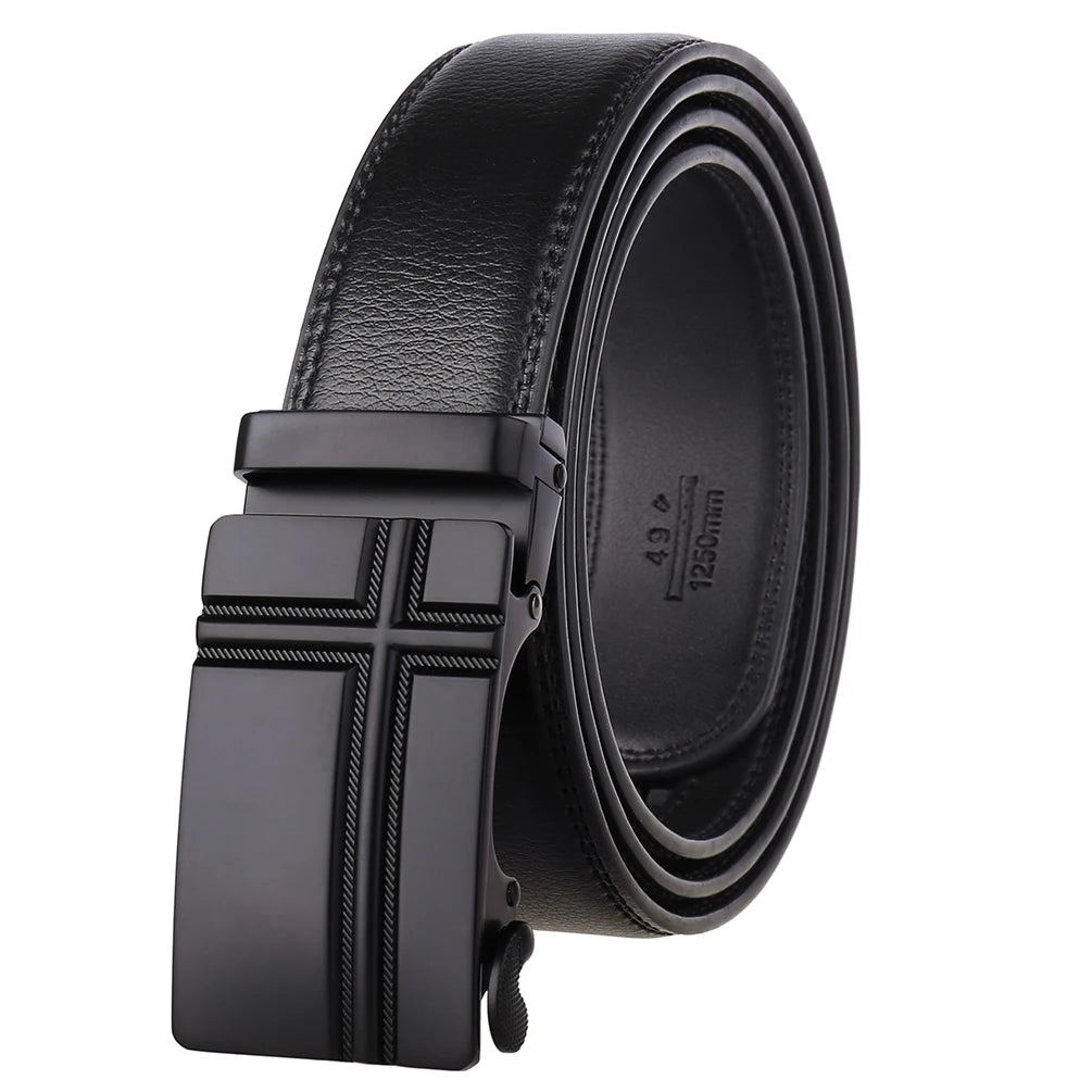 JMT-894794 Genuine Leather Men's and Women's Belts - Model LY25-0711-1