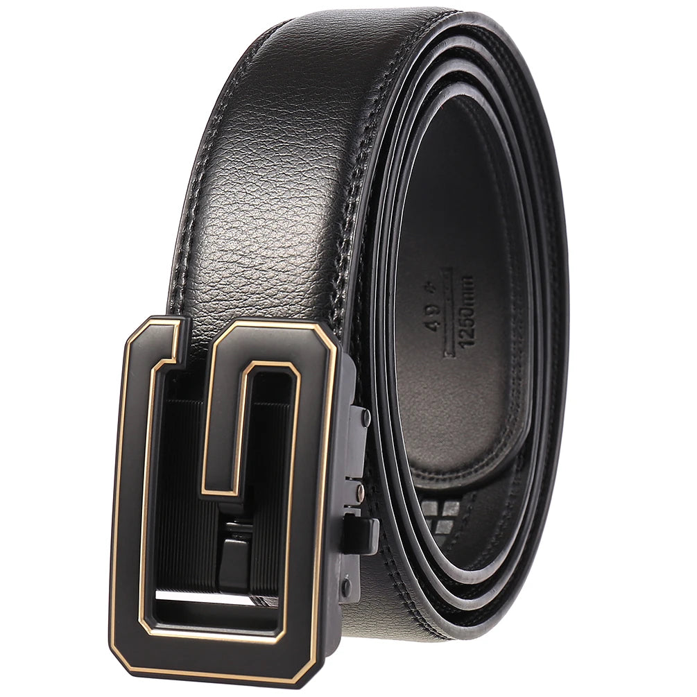 JMT-894794 Genuine Leather Men's and Women's Belts - Model LY25-0711-1