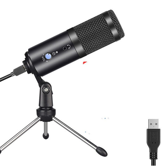 JMT-895370 Condenser Microphone for Podcast Recording and Live Streaming with Heart-Shaped Pickup Pattern, Wireless and Desktop Compatible
