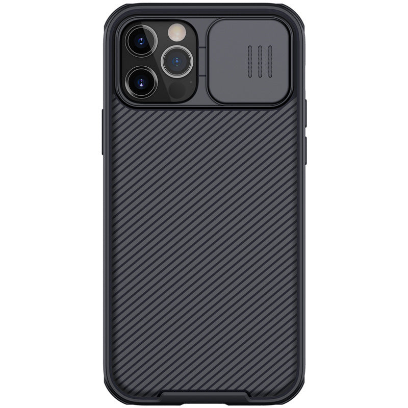 JMT-895370 Magnetic Protective Case for iPhone 12 Mini, 12/12 Pro, and 12 Pro Max - Black Mirror Finish