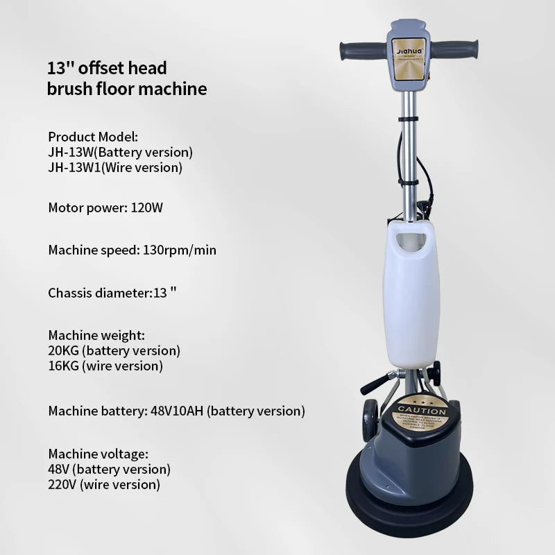 JMT-895818 Compact 3-Inch Floor Sweeper and Brush Machine for Efficient Cleaning
