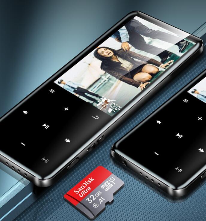 JMT-896202 2.4-Inch Touch Screen Bluetooth MP4 Music Player with Built-in Recording and Multiple Storage Options