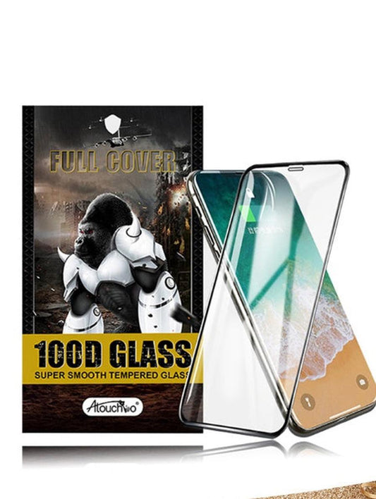 JMT-896202 Tempered Glass Screen Protector for iPhone - HD Clear, Anti-Scratch, Anti-Fingerprint Film