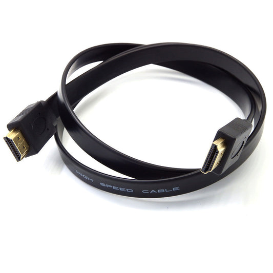 JMT-896522 Flat HDMI Cable Male to Male for Audio Video Connection - Available in 30CM Length