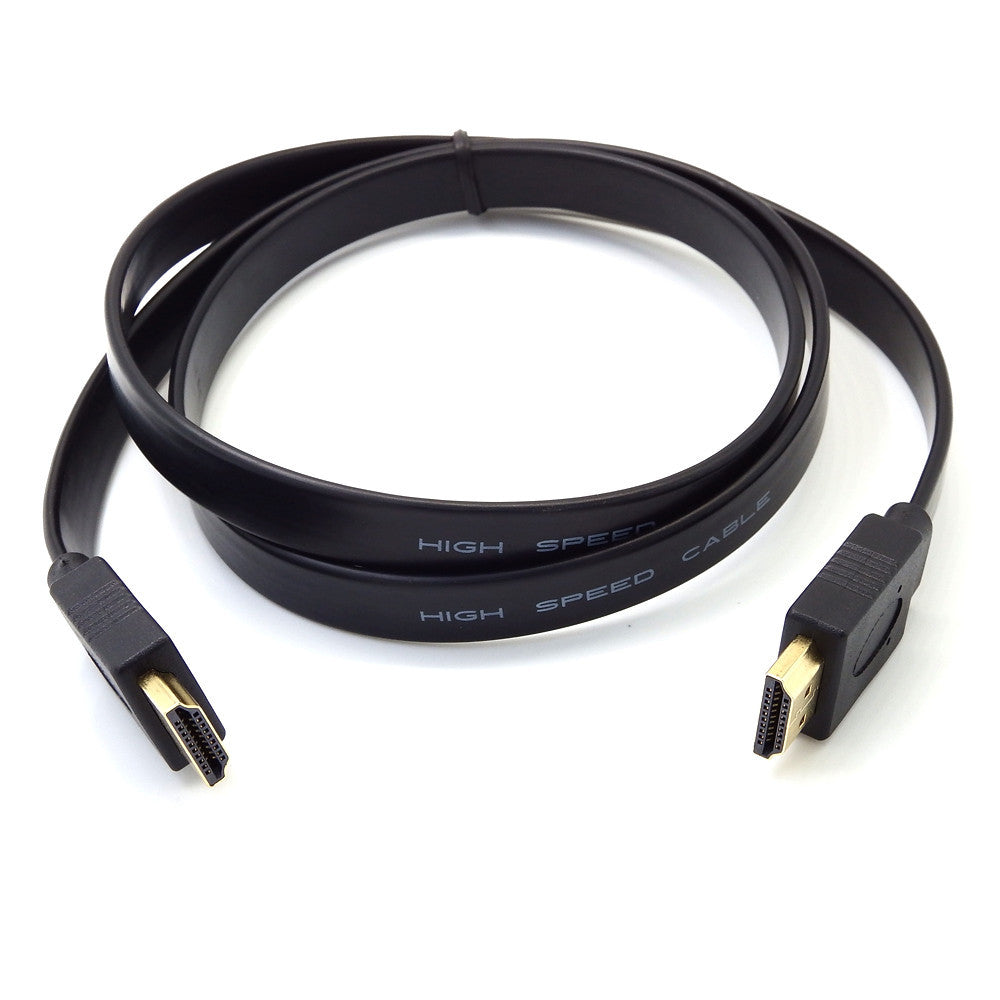 JMT-896522 Flat HDMI Cable Male to Male for Audio Video Connection - Available in 30CM Length