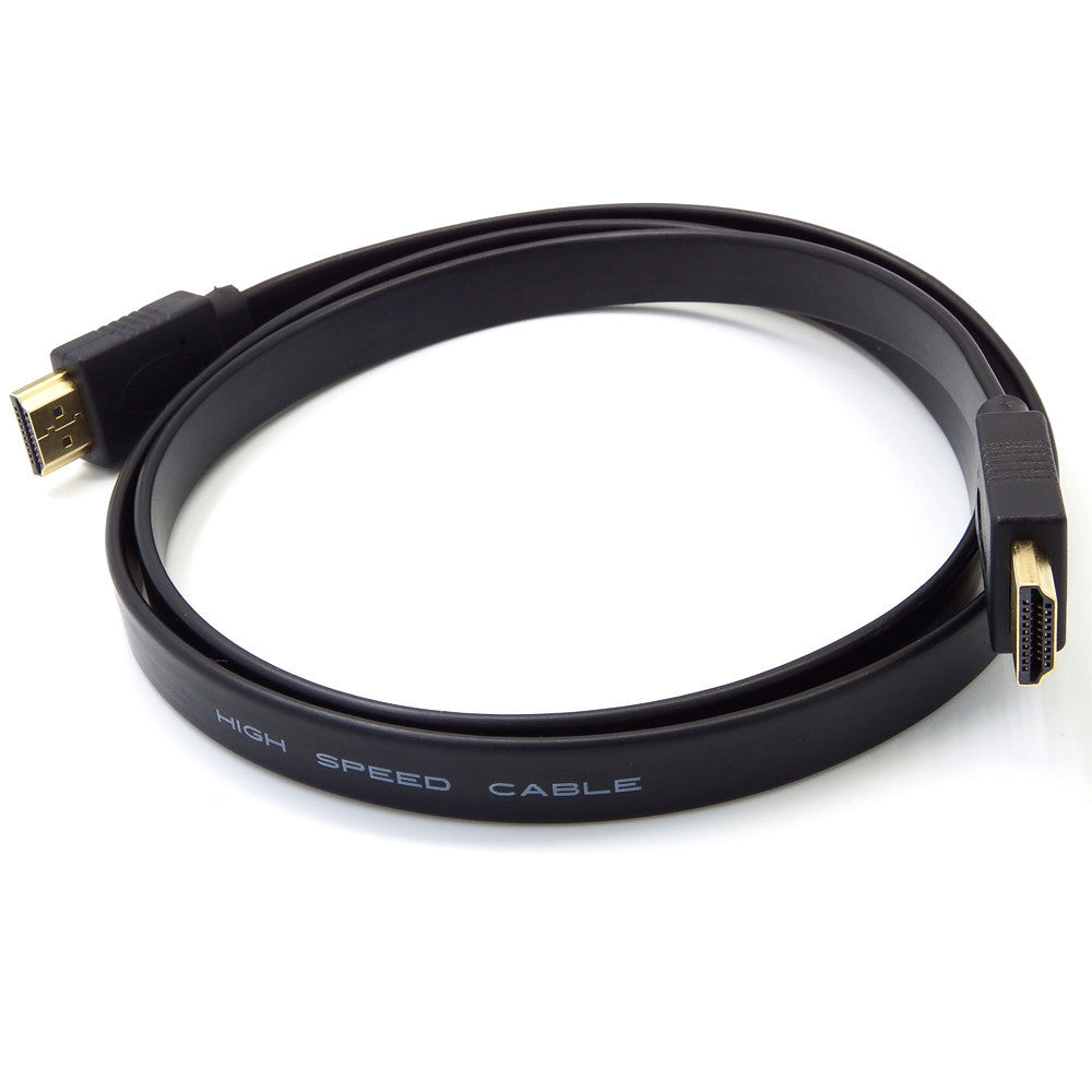 JMT-896522 Flat HDMI Cable Male to Male for Audio Video Connection - Available in 30CM Length