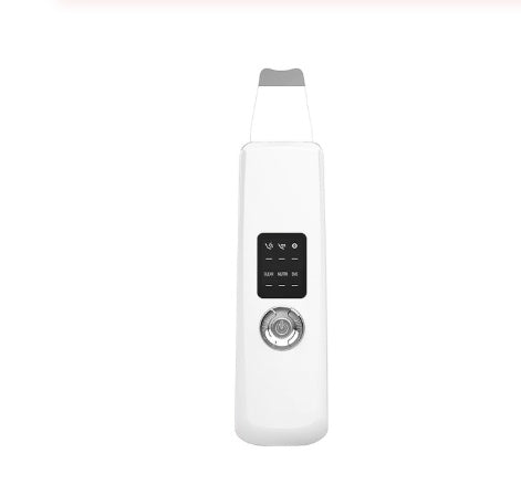 JMT-896586 Ultrasound Skin Beauty Device - Shovel Skin Machine in White and Pink, Dual Language Support