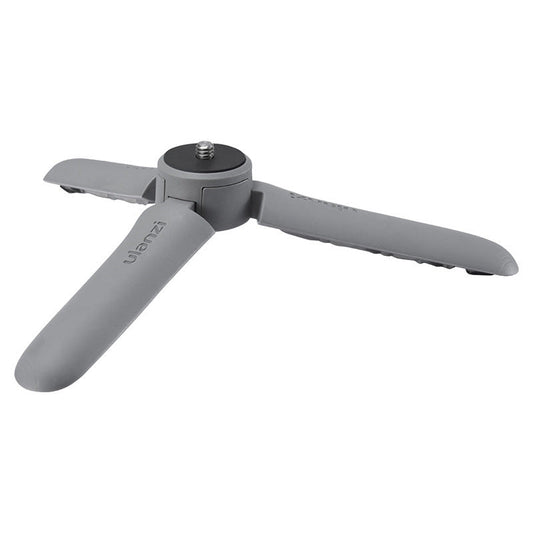 JMT-897034 Compact Tripod for Mobile Phones and Cameras - Aluminum Alloy, Gray, 123mm x 35mm x 35mm